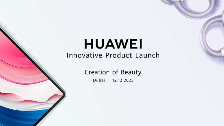 Huawei kondigt een nieuw product evenement aan. (Bron: Huawei)