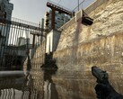 Afbeelding uit Half-Life 2: Update met een wapen en riolen. (Afbeeldingsbron: Steam)