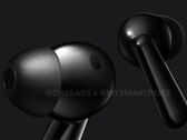 De OnePlus Nord Buds 3 krijgen een gloednieuw ontwerp. (Afbeelding: @OnLeaks / MySmartPrice)