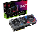 De ASUS ROG Strix RTX 4060 Ti 16 GB heeft één HDMI- en drie DisplayPort-uitgangen. (Bron: ASUS/Notebooksbilliger)