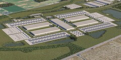 Render van Meta's datacenter in Louisiana. (Afbeeldingsbron: Meta)