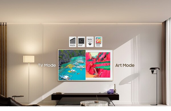 Samsung's The Frame Pro TV heeft een Neo QLED-scherm met mini-LED's. (Afbeeldingsbron: Samsung)