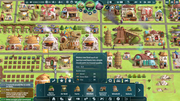 Afbeelding: Een screenshot van de gameplay van The Wandering Village.
