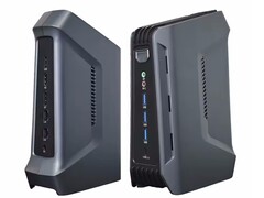 De F12 mini PC kan worden geconfigureerd met drie verschillende Intel CPU's (Afbeeldingsbron: Szbox)