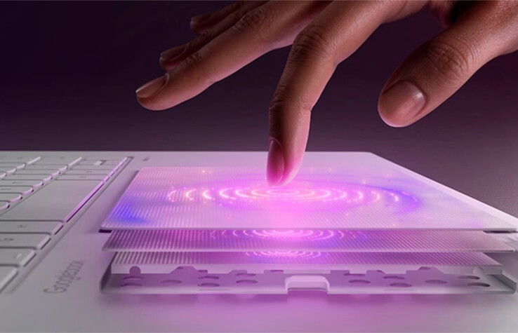 Lenovo heeft ook een haptisch touchpad ingebouwd.