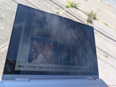 Buiten onder zonlicht