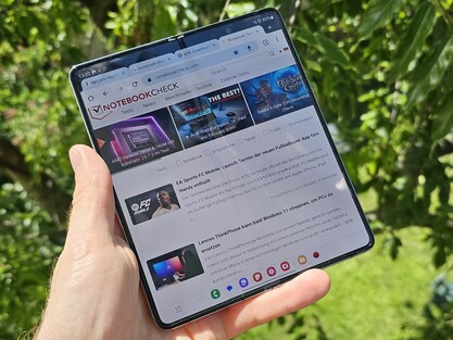 Het interne scherm van de Galaxy Z Fold5