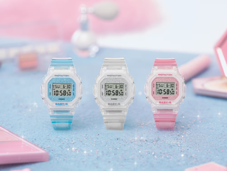 Van links naar rechts: de Casio G-Shock BGD565GC-2, BGD565GC-7 en BGD565GC-4 horloges. (Afbeeldingsbron: Casio)