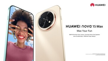 De Huawei Nova 15 Max komt binnenkort op de wereldmarkt