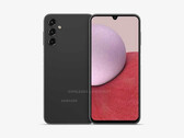 Een "2023 Galaxy A" render. (Bron: OnLeaks x GizNext)