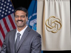 Madhu Gottumukkala en ChatGPT. (Afbeelding bron: CISA.gov, publiek domein, bewerkt door Notebookcheck)