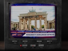 De teaser video's kunnen gedownload worden door op de Rec-knop op de TV te klikken. (Bron: thetruthlies.com)