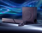 De ROG Gjallar Gaming Soundbar wordt geleverd met een draadloze subwoofer en een bedieningspaneel.
