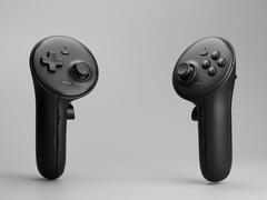 Het Steam Frame zou Valve's definitieve naam voor zijn Deckard-project kunnen zijn, renders van vermeende controllers afgebeeld. (Afbeeldingsbron: @Down_90)