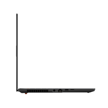 Asus Vivobook Pro 16X - Zwart - Linker Poorten. (Afbeelding bron: Asus)
