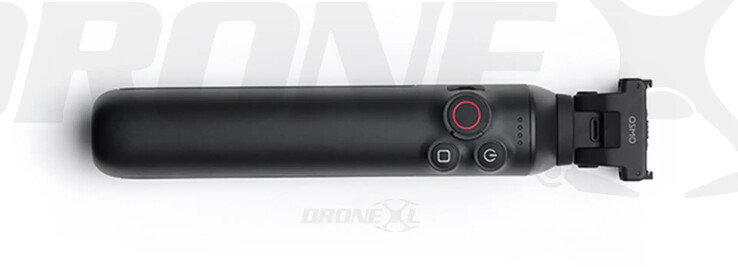 DJI's batterij-uitbreidingsbalk voor de Osmo 360. (Afbeelding bron: via DroneXL &amp; Jasper Ellens)