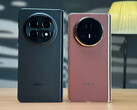 De Oppo Find N5 en Honor Magic V5 van links naar rechts. (Afbeeldingsbron: Kingmi Mobile - bewerkt)