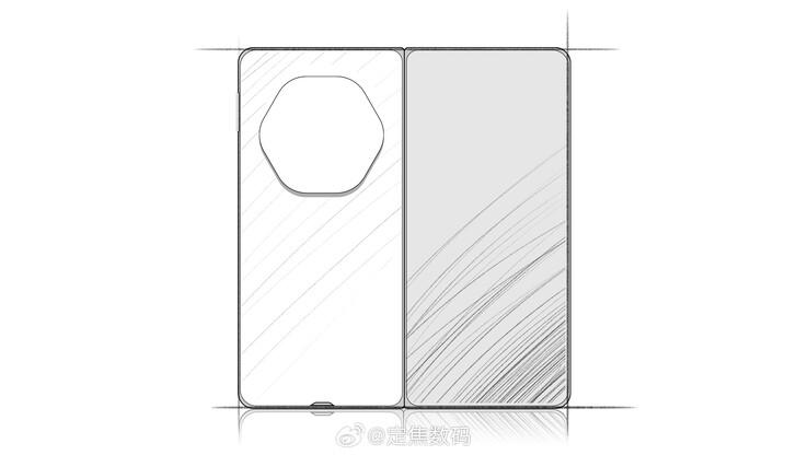 Concept 2 van de zogenaamde Huawei Mate X8. (Afbeelding bron: Fixed Focus Digital)