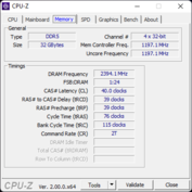 CPU-Z - Geheugen
