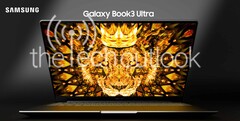 De vermeende Samsung Galaxy Book 3 Ultra. (Afbeelding Bron: TheTechOutlook)