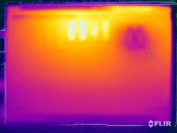 Stresstest oppervlaktetemperaturen (onder)