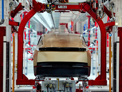 Productieproces van de Tesla Cybercab. (Afbeeldingsbron: Tesla)