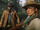 Een afbeelding uit Red Dead Redemption 2 van Arthur Morgan en Sadie Adler. (Afbeeldingsbron: Rockstar Games)