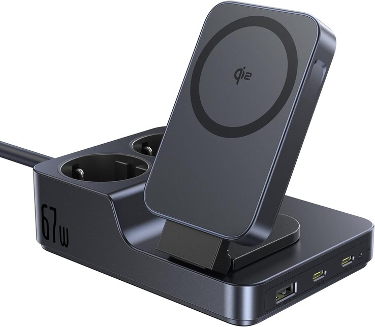 Het Baseus Nomos ND11 6-in-1 oplaadstation. (Afbeelding bron: Baseus)