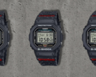 Het Casio G-Shock x Offspring DW-5600 collab-horloge (afbeelding) heeft opvallende rode "Offspring"-logo's op de band. (Afbeelding bron: Offspring op Instagram)
