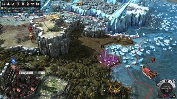 Afbeelding: Een screenshot van de gameplay van Endless Legend.