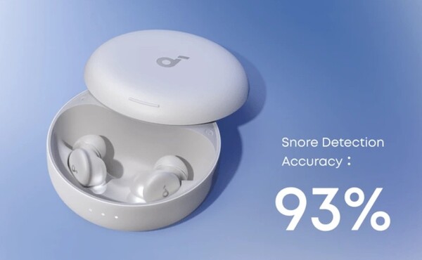 De Soundcore Sleep A30 oordopjes hebben ANC en snurkendetectie. (Afbeeldingsbron: Soundcore)