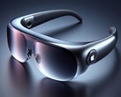 Apple AR-brillen zouden dezelfde weergavetechnologie kunnen hebben als de Vision Pro. (Bron: Gegenereerd met AI)