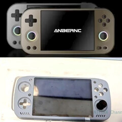 De RG477M en KT-R1S van boven naar beneden (bron: via Joey's Retro Handhelds & Nittrx)