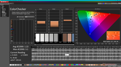 ColorChecker vóór kalibratie