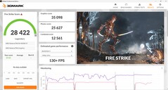 3DMark Fire Strike in volledige snelheidsmodus