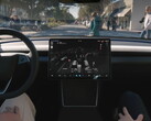 Tesla's FSD op straat