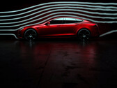 De vernieuwde aerodynamica van de Tesla Model S uit 2026. (Afbeeldingsbron: Tesla)
