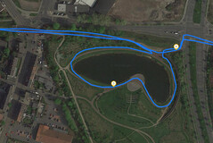 GPS Test: Sony Xperia 10 – Fietsen rond een meer