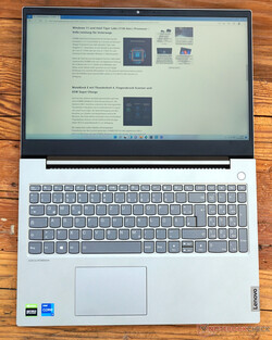 De Lenovo ThinkBook 15p G2 ITH 21B1000YGE. Testunit geleverd door campuspoint.
