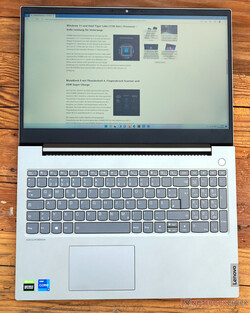 De Lenovo ThinkBook 15p G2 ITH 21B1000YGE. Testunit geleverd door campuspoint.