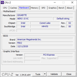 CPU-Z - Moederbord