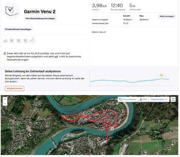 Garmin Venu 2: overzicht van de GPS-test