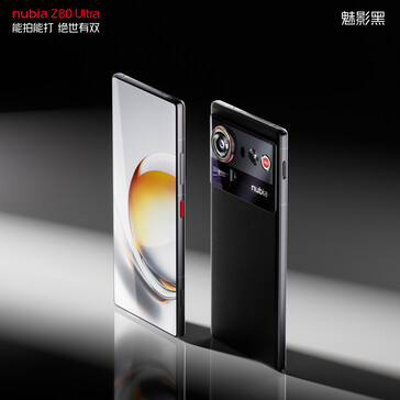 Nubia Z80 Ultra Phantom Zwart (Afbeelding bron: Nubia)