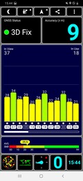 GPS-test binnenin