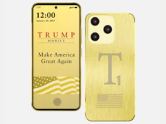 De Trump T1 smartphone (afbeelding) vereist een aanbetaling van $100 tijdens de voorbestelling. (Afbeeldingsbron: Trump Mobile)