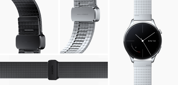 De Xiaomi Watch 5 wordt geleverd met een optioneel 3D-geprint bandje van titanium.