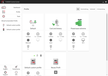 Control Center profielen