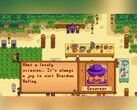 De gouverneur maakt zijn jaarlijkse verschijning op de Stardew Valley Luau, een van de vele seizoensgebonden festivals die de gemeenschap samenbrengen in de geliefde indie-landbouwsimulator. (Afbeeldingsbron: Stardew Valley via Steam)
