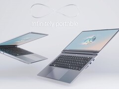 De InfinityBook Pro 14 Gen 10 is een compacte laptop met AMD Ryzen CPU's (Afbeelding bron: Tuxedo)