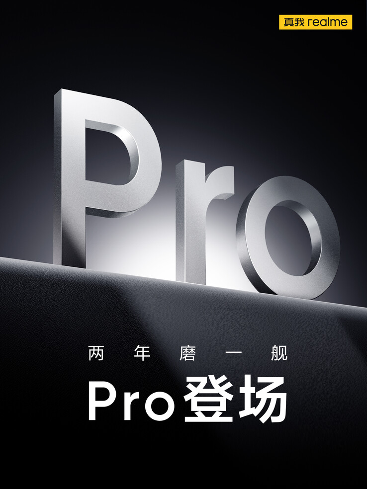 Realme benadrukt zijn aankomende "Pro" lanceringsevenement. (Bron: Realme via Weibo)